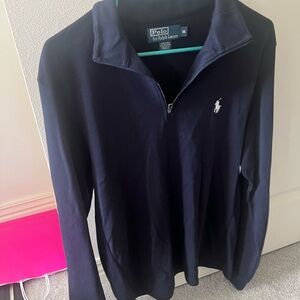 Polo Ralph Lauren 1/4 zip, medium, men’s, navy